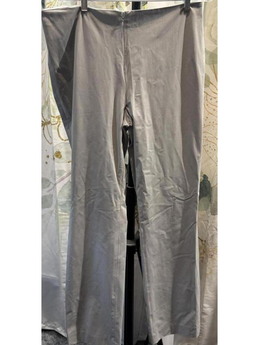 Doncaster Collection Women's Gray Viscose Blend Pants Size 14